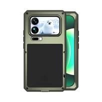 Love Mei Phone Case for Xiaomi 17 Pro Max 15 14 13 11 Silicone Military Grade Metal Protective Case Shock Proof Dust Proof Cover Xiaomi 14