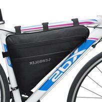 NEWBOLER Didelis dviračio trikampis krepšys Dviračio rėmo priekinio vamzdžio krepšys Vandeniui atsparus dviračių krepšys Šoninis krepšys Ebike įrankių krepšys Priedai XL