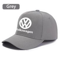 Volkswagen VW Polo Tiguan Golf 4 Passat Lauko Apsauga Nuo Saulės Motociklo Aksesuarai Madingas Logotipas Medvilninė Reguliuojama Beisbolo Kepurė gray