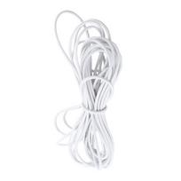 Strong Elastic Shock Cord 5mm Diameter 10M Length Stretch Cord Black/ White Light-weight Elastic Cord Replacement Repair balta
