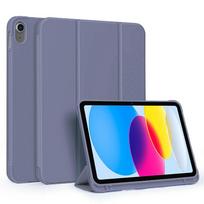 For iPad Pro 11 M5 iPad A16 Air 11 13 M2 M3 for Air 4 5 6 7 8 9 10.2 10th 11th Gen Mini 6 7 Tablet Case with Side Pencil Holder iPad Air 13 M3 (New) violetinė