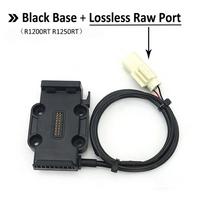 R1200RT R1250RT Motociklo GPS telefono laikiklis USB belaidis įkrovimas Navigacijos laikiklio pagrindas Nesugadinantis prievadas BMW R 1200 1250 RT juoda