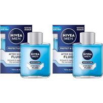 Vokiškas Nivea Protect Care skysčio po skutimosi rinkinys, 2 vnt. x 100 ml blue