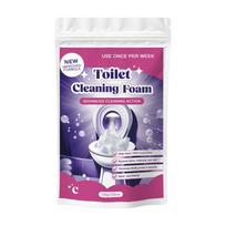 Foaming Toilet Cleaner 100g – Powerful Foam Action Removes Stains & Scale, Rust Fighter, Fresh Lemon Fragrance Weekly 100g gray