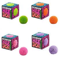Needoh Teenie Fuzz Ball 3 Pack Mini Spiky Squeeze Toy Maltose Colorful Release the Mood Anxiety Heal Relax Adults Portable Gift black