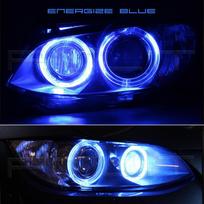 2 vnt LED Angel Eyes žymeklio lemputės, tinka E39 E53 E60 E61 E63 E64 E65 E66 E83 X3 E53 X5 mėlyna