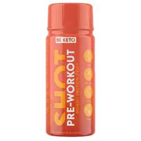 „BeKeto“ prieš treniruotę skirtas gėrimas, mangų ir pasifloros skonio – 60 ml