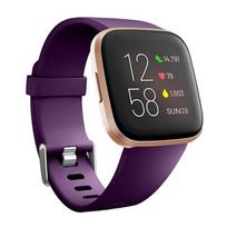Silikono pakaitinė apyrankė skirta Fitbit Versa 2 Smart Watch Priedai Apyrankės dirželis, skirtas Fitbit Versa / Versa Lite S-(140-190mm) black
