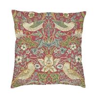 Prabangi lapės ir kiškiai William Morris dizaino pagalvės užvalkalas 45x45cm Aksominis gėlių tekstilės raštas Mesti pagalvę dėklas Automobilio pagalvės užvalkalas 45x45cm 18x18in