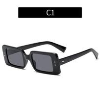 Klasikiniai Retro Kvadratiniai Saulės Akiniai Moterims Vintažiniai Kelioniniai Maži Stačiakampio Formos Saulės Akiniai Moterims Oculos Lunette De Soleil Femm black
