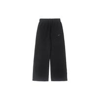 Nike Sportswear pliušiniai megzti sportiniai kelnės su vienspalviu raišteliu moterims Juodos DV4362-010 M black