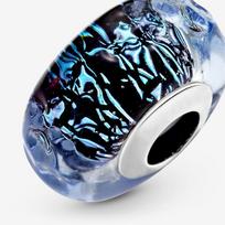 S925 Sterlingas Sidabras Murano Stiklas Raudoni Karoliukai Mėlyni Rožiniai Violetiniai Apvalus Pakabukas Plata De Ley S925 Originaliam Apyrankės Papuošalui black