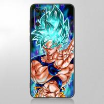 Anime Son Goku Ultra Instinct juodas dėklas, skirtas Samsung Galaxy A12 A02S A22 A32 A52 A72 A71 A51 A41 A31 A21 A11 A50 A70 A10S A20S Samsung A51 blue