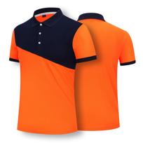 Vasaros vyriški verslo atsitiktinio stiliaus polo marškinėliai Madingos spalvų derinimo apykaklės sagos trumpomis rankovėmis Golfo T-shirt Atsitiktiniai sportiniai marškinėliai S-4XL XL black