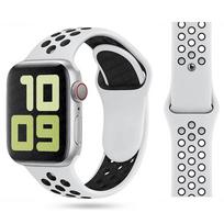 Dirželis Apple Watch Band 7 SE 41mm 45mm 44mm 40mm 38mm 42mm Sport silikoninės minkštos apyrankės priedai Iwatch Series 6 SE 5 4 3 2 Moterys Vyrai 45mm 44mm 42mm M-L gray