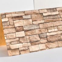Vintage 3D plytų akmens lipni vandeniui atspari fono siena „pasidaryk pats“ svetainės miegamojo tapetai „YFme“ dekoras 5 vnt., 70x77cm / 27,5x30,3 colio 5Pcs beige
