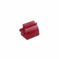 Multifunctional Plastic Toothpaste Squeeze Artifact Squeezer Rolling Toothpaste Squeezer Tube Easy Creative Tooth Paste Holder raudona