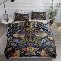 William Morris Viktorietiškas antklodės užvalkalų komplektas Karališkojo, Karalienės, Dvigulės, Pilnos, Dvigulės, Vienvietės Dydžio Lovos Patalynės Komplektas 140x200cm 3pcs