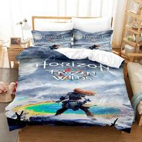 Horizon Zero Dawn Patalynės Komplektas Viengulis Twin Pilnas Karalienės Karaliaus Dydžio Lovos Komplektas Suaugusiems Vaikams Miegamojo Antklodės Užvalkalų Rinkiniai 3D Anime Patalynės Rinkinys AU Single 140x210cm