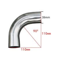 19 mm 25 mm 32 mm 38 mm 51 mmOD sanitarinis sandūrinis suvirinimas 90 laipsnių alkūnės lenkimo vamzdis 304 nerūdijančio plieno automobilio išmetimo vamzdis duslintuvo suvirintas vamzdis