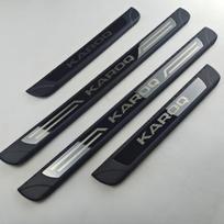 For Skoda Karoq Accessories car door sill scuff plate protcover cover Threshold pedal exterior car-styling parts 2018 juoda