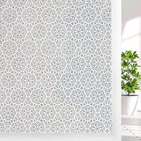 Matinis langų privatumo plėvelė Šilumos izoliacija Statiškai prilimpanti Ne lipni plėvelė namams Vitražo viniliniai langų lipdukai 30x100 cm