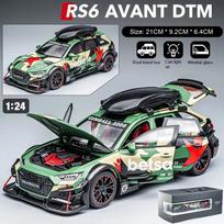 1:24 mastelio RS6 lenktyninis metalinis modelis - Stilingas kolekcinis daiktas, puiki dovana vaikinui, vertas eksponuoti kolekcinis daiktas