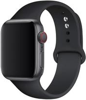 Silikoninis dirželis Apple Watch Band SE-10 42/46mm 44/45mm 38/40/41mm apyrankė iwatch Serie 9 8 7 6 5 4 3 ultra 2 49mm 42 44 45 49mm M-L juoda