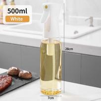 200/300/500ml Aliejaus purškimo butelis Virtuvės kepimui Alyvuogių aliejaus dozatorius Kempingui Kepsninei Kepimui Salotoms Actas Sojos padažas Purškiklis Indeliai 500ml balta
