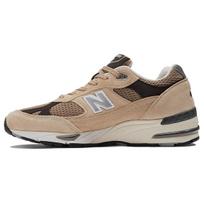 New Balance 991 Pagaminta Anglijoje Finale Pack - Šviesiai Chaki Spalvos Vyriški Sportbačiai Rudo Sidabro-Mink Delicioso M991CGB 42.5 brown
