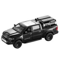 1/32 Dodge RAM 1000 TRX Mammoth Pikapas Lydinio Automobilio Modelis Garsas ir Šviesa Traukiamas Vaikų Žaislas Kolekcionuojamas Gimtadienio Dovana juoda