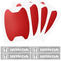 Automobilio durų lipdukas anglies pluošto įbrėžimai automatinis rankenos apsauginis plėvelė Honda Fit Mugen Insight Type S R VTEC Modulo Vezel SiPilot Fit XRV CRV HRV Dio rožinė