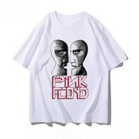 Pink Floyd - Britų Roko Grupė Pink Floyd Vasariniai Grynos Medvilnės Trumpomis Rankovėmis Universalūs Laisvalaikio Marškinėliai Vyrams ir Moterims L white