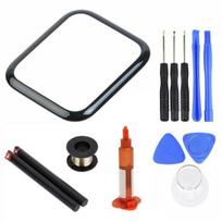 38/40/42/44mm Priekinio ekrano keitimas LCD stiklo Apple Watch 2/3/4/5/6/7 For Apple Watch 38mm (Series 3) black