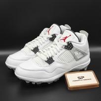 Jordan 4 Retro TD Cleat 'White Cement' HQ0207-106 Vyriškas dydis Siųsti dabar EU 43 pilka spalva