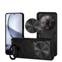 For Nubia Focus Pro 5G Case Magnetic Ring Stand Slide Camera Protection Phone Cover for ZTE Nubia Focus Pro 5G Capa Funda ZTE nubia Focus Pro violetinė