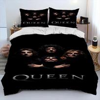 3D Spausdintas Freddie Mercury Queen Roko Grupės Patalynės Komplektas Antklodės Užvalkalas Lovos Komplektas Antklodės Užvalkalas Pagalvės Užvalkalas Antklodė Karaliaus Karalienės Dydis 150*200cm 3pcs