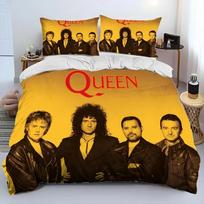 3D Spausdintas Freddie Mercury Queen Roko Grupės Patalynės Komplektas Antklodės Užvalkalas Lovos Komplektas Antklodės Užvalkalas Pagalvės Užvalkalas Antklodė Karaliaus Karalienės Dydis AU Single(140*210cm)3pcs