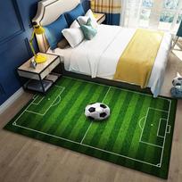 Futbolo lauko kilimas svetainei Namų dekoras Vaikų žaidimams Neslystantis Didelio ploto kilimai Miegamojo lovos šalia Pėdos kilimėlis Vonios durų kilimėlis 80*120cm