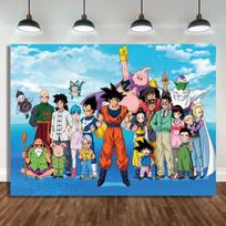 Dragon Ball Gimtadienio Dekoracijos Goku Figūrėlės Lipdukai Balionai Vienkartiniai Indai Staltiesė Šiaudeliai Lėkštės Kūdikio Krikšto Reikmenys