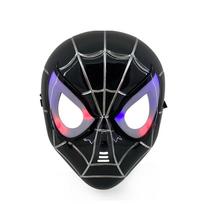 Disney Anime Žmogus-voras LED šviečianti kaukė Šaunus animacinis Geležinis žmogus Kapitonas Amerika Kostiumas Vakarėlis Sceninės pasirodymo rekvizitas Vaikų dovana black