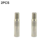 2 vnt. Prisukamas prailgintuvas 19mm 25mm 39mm Ratų vožtuvų dangtelis Schrader vožtuvas Automobiliui Sunkvežimiui Dviračiui 39mm beige