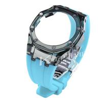 Skirta Casioak G-Shock GA-2100 GM-2100 GMA-S2100 GA2100 Modifikavimo rinkinys Skaidrus PC korpusas guminis dirželis Laikrodžio dirželio keitimo priedai GMA-S2100 gray