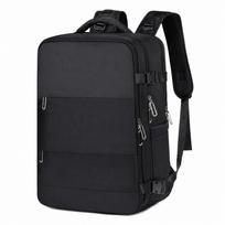 Extralink Black Forest KM06 Black, cabin hand luggage travel backpack, 45x20x30 cm