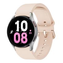 Originalus dirželis Samsung Galaxy Watch 4/5/6 classic 47mm 43mm 44mm 40mm be tarpų Silikoninė apyrankė Galaxy Watch 5 pro 45mm dirželis Galaxy 4 40mm 44mm beige