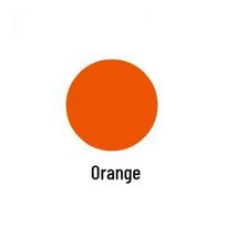 Akriliniai dažai „pasidaryk pats“, rankoms, sienoms ir studijos menui - Tiršti pigmentai 1 l arba 2 l maišeliuose 1L Bag orange