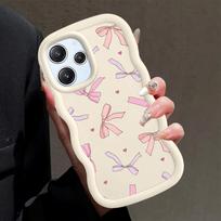 Case for Xiaomi Poco X3 NFC X5 X3 Pro Soft Phone Cover Pink Bow Poco X3 black