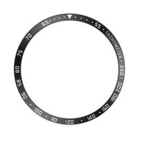 Metalinis žiedas su rėmeliu, skirtas Samsung Galaxy Watch 6 Classic 47mm 43mm 46mm 42mm Laiko / greičio skalės apsauginis dangtelis laikrodžiui 6/5/4 40mm 44mm Watch 4 5 40mm gray