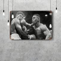 Mike'o Tysono Vintažiniai Metaliniai Skardos Ženklai Plakatai Dekoras Retro Metalo Plokštelė Sienos Menas Dekoras Garažui Barui 20x30cm（7.8x11.8inch） black