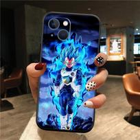 TR13 Dragon Ball Vegeta Naujas Aukštos Kokybės Korpuso Telefono Dėklas iPhone 16 15 14 13 12 Pro Max Plus Mini iPhone 14 blue